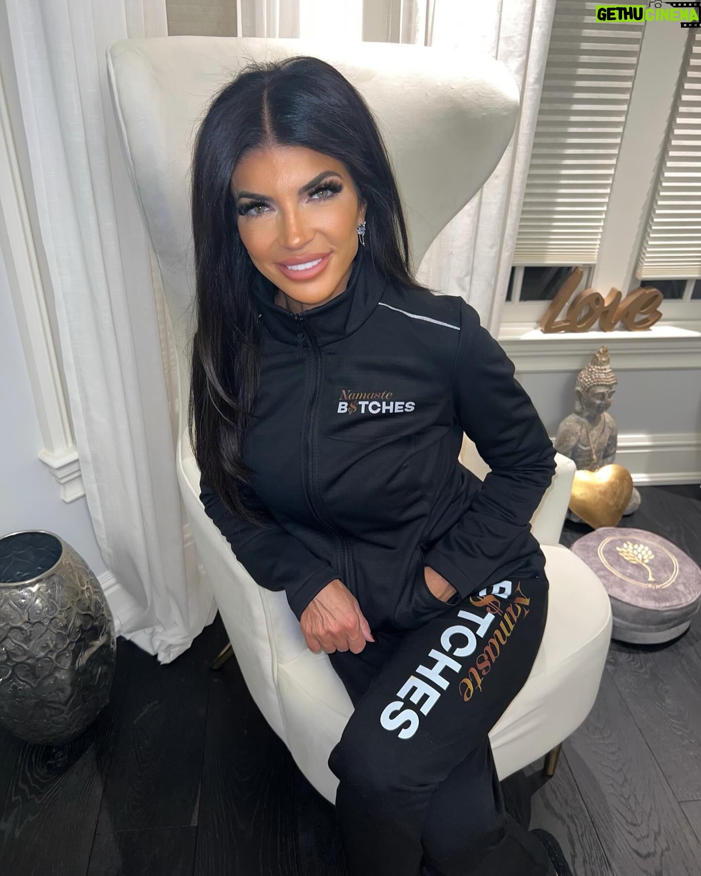 Teresa Giudice Instagram - Are you in need of super comfortable clothes to stay warm during these cold winter months?? Are you wondering what to get your friends and family for Christmas?! Well we have just the thing for you! So excited about our NEW 🔥 Namaste B$tches merch OUT NOW!! This merch is SO comfy and perfect to keep you warm all winter long. I wear it all day everyday and know you will LOVE LOVE LOVE it!! You can get yours now! Link below! ❤️🔥❤️ @melissapfeister @hurrdatmedia