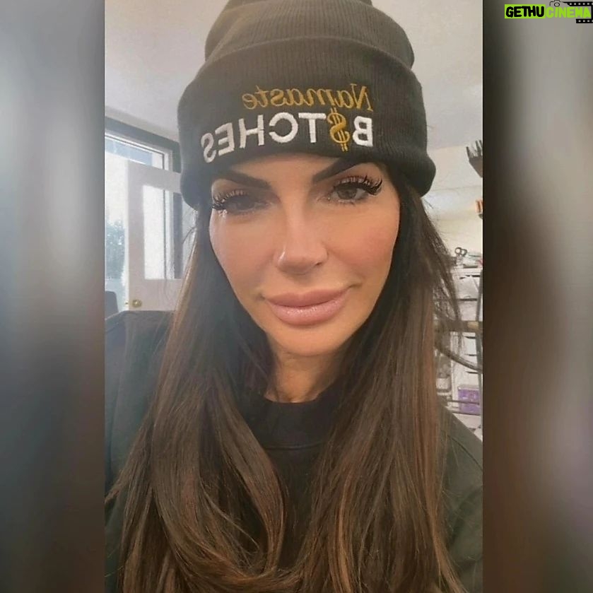 Teresa Giudice Instagram - The perfect beanie has arrived! This embroidered beauty has a snug fit that ensures you're going to feel cozy and warm whatever you're doing. Shop now! Link in bio. #NamasteBitches #TeresaGiudice #MelissaPfeister #HurrdatMedia #Rhonj