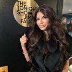 Teresa Giudice Instagram – Funny Night ahead …Let’s Go ✔️ Tune in to @fallontonight @11:35pm est #nbc #nbcstudios #bravo #rhonj #bravotv 
•
•
• 
💋Hair by @luciacasazza @luciahairextensions available @cazoobeauty 
💋Makeup @priscilladistasio