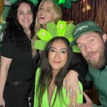 Teresa Palmer Instagram - One night. Two parties. HBD love to the one and only @kriskorzec, my pisces dream girl forever 🍀❤️ Followed by 👑 @parishilton’s outta this world bday party. Danced my booty off. #lovesit #thatshot #sliving #happybirthday
