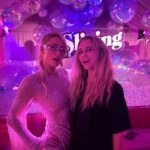 Teresa Palmer Instagram - One night. Two parties. HBD love to the one and only @kriskorzec, my pisces dream girl forever 🍀❤️ Followed by 👑 @parishilton’s outta this world bday party. Danced my booty off. #lovesit #thatshot #sliving #happybirthday