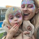 Teresa Palmer Instagram – It’s Prairie party time!! 🌙🧚🏻 Happy 2nd birthday sweetheart. What a day 🤪🥰✨💤⁣
⁣
The sun came out and shined it’s goodness down on us all! such awesome friends showed up to celebrate you today Miss Moon! nothing like the chaos of a birthday party with sugar junkie kids running wild makes me happier, Legit! ⁣
⁣
We also had a bunch of legends upleveling the party today like Nat from @oldmacfarmssasouth who brought her sweet furry friends for cuddles, @vanessavoodoo rocking not only the coolest hair in town but also the maddest skill set decorating these little human faces. (She’s NEXT LEVSSS Adelaide!) And the beautiful Anita from @smalldelights showing up year after year, kid after kid and making the most beautiful and TASTY vegan birthday cakes in all the land. Also @oasisinadelaide, what a perfect sanctuary you’ve created here and we felt so excited to host the party in this beautiful space, loved seeing all these little people filling the home up with joy. Also mad props to my Dad KP and @kaarenpalmerchampagne for bringing the booze which the adults guzzled heartily and the freshly made bread with truffle oil #winning ⁣
⁣
Can’t believe our baby of the family is 2! 🥹🥹⁣
⁣
P.s Figured out my fav ditch-the-junkyass-party-bag hack; buy cheap white t-shirts in all different sizes plus fabric paints, glitter & markers and let the kids run amok weeeee k ✌🏼