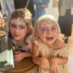 Teresa Palmer Instagram – It’s Prairie party time!! 🌙🧚🏻 Happy 2nd birthday sweetheart. What a day 🤪🥰✨💤⁣
⁣
The sun came out and shined it’s goodness down on us all! such awesome friends showed up to celebrate you today Miss Moon! nothing like the chaos of a birthday party with sugar junkie kids running wild makes me happier, Legit! ⁣
⁣
We also had a bunch of legends upleveling the party today like Nat from @oldmacfarmssasouth who brought her sweet furry friends for cuddles, @vanessavoodoo rocking not only the coolest hair in town but also the maddest skill set decorating these little human faces. (She’s NEXT LEVSSS Adelaide!) And the beautiful Anita from @smalldelights showing up year after year, kid after kid and making the most beautiful and TASTY vegan birthday cakes in all the land. Also @oasisinadelaide, what a perfect sanctuary you’ve created here and we felt so excited to host the party in this beautiful space, loved seeing all these little people filling the home up with joy. Also mad props to my Dad KP and @kaarenpalmerchampagne for bringing the booze which the adults guzzled heartily and the freshly made bread with truffle oil #winning ⁣
⁣
Can’t believe our baby of the family is 2! 🥹🥹⁣
⁣
P.s Figured out my fav ditch-the-junkyass-party-bag hack; buy cheap white t-shirts in all different sizes plus fabric paints, glitter & markers and let the kids run amok weeeee k ✌🏼