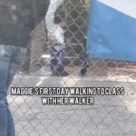 Terra Jolé Instagram – Big week this week… first time Magnolia walked to class and walked out of class with her Walker! I’m so proud of her confidence at the end 🥹 #magnoliaaugust