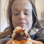 Terra Jolé Instagram – Favorite thing I ate all weekend. 🤌🏼 vegetarian sliders – thank you @genericclothing for making these for me once… I added jalapeños (surely this makes you proud my spice queen 🤣) 
I’m not exaggerating when I say this is MMMMMM!!!!!
