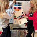 Tess Daly Instagram - Back with the my girl @gayle_x_ and currently looking at designs and colour ways for @naia_beach 2025! 😍🙏Any favourite colours your swimwear wardrobe is missing? 👙⬇️