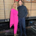Tess Daly Instagram - Bring your hubby to work day 🥰 Thanks for popping by @vernonkay 😘❤️