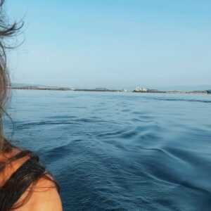 Tess Masazza Instagram - Devo imparare il delfinese. 🐬🐬🐬
Che meraviglia…un risveglio magico questa mattina. Quante emozioni. 
📸 @manuelbifari 
@sailuxecatamarans #felice