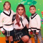 Thalí García Instagram – Feliz regreso a clases les deseamos mis enanos y yo! ♥️
#happymonday #backtoschool #ootd #poloralphlauren #coolkids #proudmommy