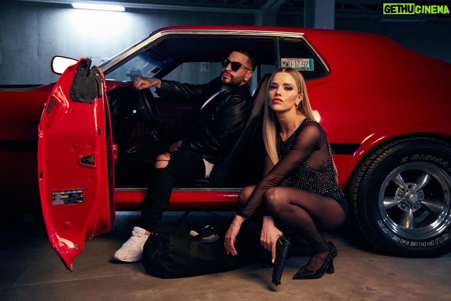 Thalí García Instagram - When I say “JUMP”, she says “HOW HIGH?”🧨🎬🔥 #LatinoBonnieandClyde