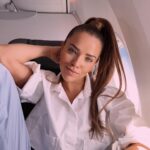 Thalí García Instagram - Definitely: my favorite office!!! ✈️♥️ ¿Les gusta viajar? Yo amo volar… 🤓 Next stop: C O L O M B I A 🇨🇴 M I A M O R #traveler