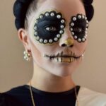 Thalí García Instagram - G L A M C A T R I N A f o r t o m o r r o w . . . 💀 🎩 💛 #diademuertos #makeup #tutorial