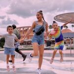 Thalí García Instagram - Behind the scenes… ♥️ ( Thanks @mrsmousevacations for making our vacations: awesome) #family #vacay #coolkids #proudmom #xoxo #universalstudios #miamilife #spotted