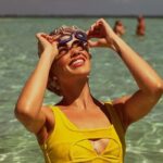 Thalí García Instagram – Solo imagina lo precioso que puede ser arriesgarse y que todo salga bien… 🩵