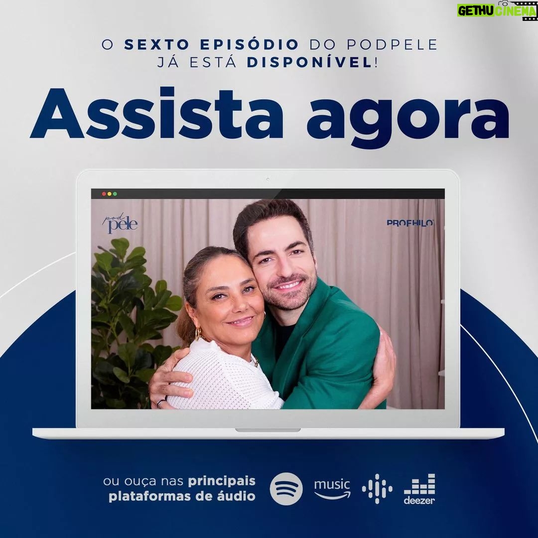 Thales Bretas Instagram - Já conferiu o 6º episódio do @pod.pele? 🎙️ A @heloisaperisse contou como o equilíbrio entre corpo, mente e espírito são essenciais para uma vida plena. Corra agora para o canal no YouTube (youtube.com/@PodPele.videos) ou acesse as principais plataformas de áudio e confira! #podpele #podcast #cuidadoscomapele #autocuidado #heloisaperisse #thalesbretas