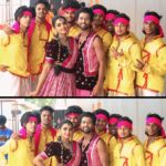 Thamizh Selvi Instagram - Village folk? 🔥here we go! Watch us today! @prasanth_dancer_ @prasanthdancehouse Makeup artist: @sri_makeoverz Photographer: @spotlight_media_official