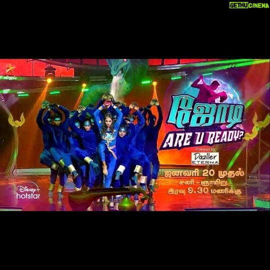 Thamizh Selvi Instagram - To this amazing beginning of a new journey! 🔥 Thanks to everything that flowed me through this. Here's my intro episode, watch it on Vijay TV - Jodi Are you ready or catch me up on Hotstar! ♥️
