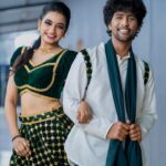 Thamizh Selvi Instagram - Day, look, partner- Perfect 🤍 Watch us perform tomorrow at @vijaytelevision Makeup by @sri_makeoverz Photographer: @hustlersjaya