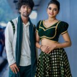 Thamizh Selvi Instagram - Day, look, partner- Perfect 🤍 Watch us perform tomorrow at @vijaytelevision Makeup by @sri_makeoverz Photographer: @hustlersjaya
