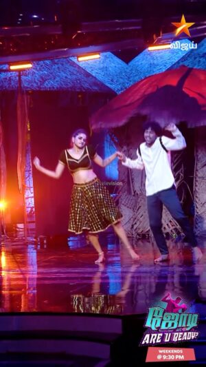 Thamizh Selvi Instagram - Blast Performance 🔥 #ThamizhSelvi & #Prasanth | Jodi Are U Ready..💃🕺சனி மற்றும் ஞாயிறு இரவு 9.30 மணிக்கு நம்ம விஜய் டிவில.. #LetsDanceBuddy  #JodiAreUReady #Jodi