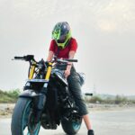 Thamizh Selvi Instagram - Experienced a 600cc for the first time 🔥 @m.s.kruba ‘s beast ⚡️ CBR600f4i