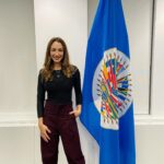Thelma Fardin Instagram - Trabajando en @cim.oea en la construcción de una Ley Modelo para erradicar y sancionar la violencia de género facilitada por las nuevas tecnologías. 👉🏻 Verán en este mismísimo post porque es TAN IMPORTANTE tener esta ley. También estuvimos en la Embajada de Colombia junto a la embajadora de España y el embajador colombiano presentando la película “Te doy mis ojos” ganadora del premio Goya a mejor película. Todo esto rodeada de mujeres que admiro y me inspiran a seguir trabajando por un mundo más justo e igualitario 💜 @sarabrochet @adiliadelasmercedes @onumujeresar @oea_oficial