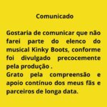 Thiago Fragoso Instagram - #comunicado