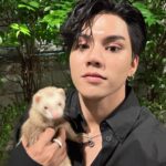 Thitipong Sengngai Instagram - เมื่อคุณอยากถ่ายรูปกับลูกๆของคุณ 555❤️‍🔥❤️‍🔥 #ferretpapafort #FortFTS #ComeFortZon #BabyFeat
