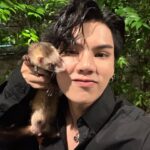 Thitipong Sengngai Instagram - เมื่อคุณอยากถ่ายรูปกับลูกๆของคุณ 555❤️‍🔥❤️‍🔥 #ferretpapafort #FortFTS #ComeFortZon #BabyFeat
