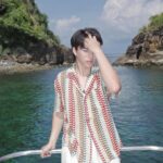 Thitipong Sengngai Instagram - Vitamin Sea ☀️🌊❤️ #FortFTS #ComeFortZon #BabyFeat @pimalaikohlanta #pimalaikohlanta @bearhubpr #bearhubpr