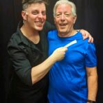 Thomas Sanders Instagram - A little Dump-vember 🍂 1: Embracing sleeveless tees RIGHT as fall begins… at least I’m in Florida so the cold will last two weeks 2: My dad got to see me as Sweeney. This man supports everything I do, and I’m the luckiest guy in the world for it. 3: Working slowly but surely towards some kinda body in the gym 4: Being on Eat the Menu with @keithhabs was delicious and frickin hilarious!! I love that guy so much. 🍳 5: Got to react to some WILD stuff at @reactmedia!! I had a fantastic time, they were wonderful! 6: Had to dress up as Spider-Man for at least ONE Halloween get-together 7: Gavin just continues to be one of my favorite people in the world 8: Kinda been loving the pink hair look! 9: Karaoke night with the Sweeney crew. Judge Turpin and Beadle Bamford singing “Don’t Go Breaking My Heart” was a true treasure of a memory 10: We had two guests make friendship bracelets for almost EVERYONE in the Sweeney cast!! What an incredible gift. I feel so frickin lucky. 💜