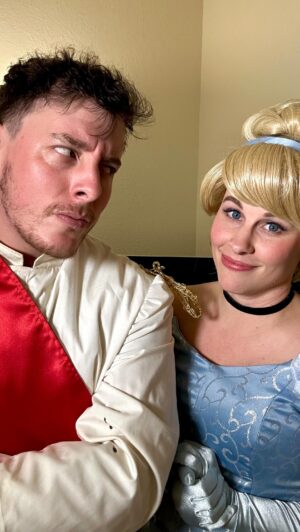 Thomas Sanders Instagram - For the QUICK trips out to the carriage… 👠 (W/ @britteverafter) Inspired by @northvalleygrp #comedy #fairytale #cinderella #relatable #disney
