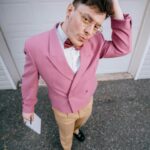 Thomas Sanders Instagram - Think Pink 🦩 Celebrated the anniversary of the first episode of one of my series, Cartoon Therapy, over the weekend, so we put together a look inspired by Dr. Emile Picani himself. Happy Birthday, Doc! If you have a cartoon you highly recommend checking out, comment it down below!
