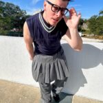 Thomas Sanders Instagram - It’s Logan’s “Birthday”, or as he would like it to be referred to (due to it not technically being a birth), his Appreciation Day, celebrating the first day he appeared in my videos! So, we worked to put together some editorial looks inspired by him! Love ya so much, Logan. You’re a freakin cool nerd, and I love anytime I get to have fun with you! 💙 (Styling by: @dpstyledme)