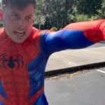 Thomas Sanders Instagram – If Spider-Man was afraid of spiders 🕷️ #spiderman #marvel #peterparker #cosplay #comedy #relatable #bugs