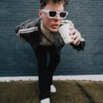 Thomas Sanders Instagram - Taking my coffee black… and white. 🖤🤍 Frickin SIX years since the character known as “Sleep” was introduced in my short videos, and I couldn’t get enough of him. Created a look inspired by him to celebrate! Happy “Birthday”, Sleep 🖤🤍 (📸: @jameslightner; 👕: @dpstyledme)