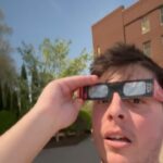 Thomas Sanders Instagram - Decided THE DAY BEFORE to catch a *total* solar eclipse. So I hopped in my car and drove to Missouri… but I didn’t have a pair of eclipse glasses. SO! I reached out on Instagram, and my new buddies, Rayne, Morgan, and Em from SEMO in Missouri told me they had plenty at their campus’ eclipse viewing. Met an incredible bunch of amazing people here who were so kind and welcoming. And that eclipse… I completely get why civilizations thought the gods were doing something… there’s no words that can describe what you see… Thank you to the folks at SEMO for having me!