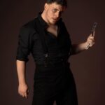 Thomas Sanders Instagram – Swing your razor wide, Sweeney 🎃 More Dump-tober! 

1: Got our promo pics back for the show and loving how they’re looking!
2: My collab with Smosh games is out now! Got to show all these awesome people one of my favorite escape room style card games!! It was a murder mystery one and I LOVED IT.
3: Came out (lol) to Atlanta for Pride weekend and had a blast!
4: Sweeney and Mrs. Lovett! This photo was really showing off Sweeney’s curves, they don’t talk about that enough in the musical.
5: Dude, all those people who have compared me to Damien through the years are exactly right, we are very much the same person lol so glad I got to meet and play a game with him!!
6: I have so much fun with Andrea on stage each night! Just absolutely knocking em all dead.
7: Such a joy working on a sold out performance with such a lovely cast of people 🖤