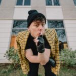 Thomas Sanders Instagram - Feeling Cluelesss… 💛 This past weekend marked six years since my character, Janus (AKA the embodiment of my Deceit) made his first appearance. So we went for a look inspired by him, which ended up looking like it borrowed from the Clueless wardrobe. Kinda obsessed with the very deceiving pants… Happy Birthday, Janus 🎂 Photography: @jameslightner Wardrobe: @dpstyledme