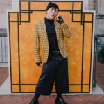 Thomas Sanders Instagram - Feeling Cluelesss… 💛 This past weekend marked six years since my character, Janus (AKA the embodiment of my Deceit) made his first appearance. So we went for a look inspired by him, which ended up looking like it borrowed from the Clueless wardrobe. Kinda obsessed with the very deceiving pants… Happy Birthday, Janus 🎂 Photography: @jameslightner Wardrobe: @dpstyledme
