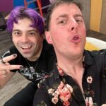 Thomas Sanders Instagram – Swing your razor wide, Sweeney 🎃 More Dump-tober! 

1: Got our promo pics back for the show and loving how they’re looking!
2: My collab with Smosh games is out now! Got to show all these awesome people one of my favorite escape room style card games!! It was a murder mystery one and I LOVED IT.
3: Came out (lol) to Atlanta for Pride weekend and had a blast!
4: Sweeney and Mrs. Lovett! This photo was really showing off Sweeney’s curves, they don’t talk about that enough in the musical.
5: Dude, all those people who have compared me to Damien through the years are exactly right, we are very much the same person lol so glad I got to meet and play a game with him!!
6: I have so much fun with Andrea on stage each night! Just absolutely knocking em all dead.
7: Such a joy working on a sold out performance with such a lovely cast of people 🖤