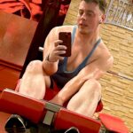 Thomas Sanders Instagram - Been feeling myself lately… even in the… less flattering… orange moments. ☀️