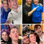 Thomas Sanders Instagram - My 2023 was made by the people that filled it. And I know they’ll make this coming year as well. 💜 Obviously couldn’t fit all of them into this one post (or tag everyone), but you all know who ya are and I adore you.