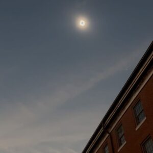 Thomas Sanders Instagram - Decided THE DAY BEFORE to catch a *total* solar eclipse. So I hopped in my car and drove to Missouri… but I didn’t have a pair of eclipse glasses. SO! I reached out on Instagram, and my new buddies, Rayne, Morgan, and Em from SEMO in Missouri told me they had plenty at their campus’ eclipse viewing. Met an incredible bunch of amazing people here who were so kind and welcoming. And that eclipse… I completely get why civilizations thought the gods were doing something… there’s no words that can describe what you see… 

Thank you to the folks at SEMO for having me!