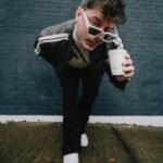 Thomas Sanders Instagram - Taking my coffee black… and white. 🖤🤍 Frickin SIX years since the character known as “Sleep” was introduced in my short videos, and I couldn’t get enough of him. Created a look inspired by him to celebrate! Happy “Birthday”, Sleep 🖤🤍 (📸: @jameslightner; 👕: @dpstyledme)