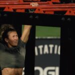 Tia-Clair Toomey Instagram - There is something about competing under lights that elevates me. I envisioned these moments when I started training, under the lights. @rogueinvitational - I borrowed a friends pair of grips because I got mine wet in the warm up area. Thank you @anniekimiko for your grips; great reminder that we are surrounded with great people.