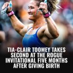 Tia-Clair Toomey Instagram – On Christmas Eve 2022, @tiaclair1 told the world she would not be competing in the 2023 CrossFit Games season — she was pregnant. 

Throughout her pregnancy, Toomey continued to train, modifying workouts along the way. She even made it to the Individual Quarterfinal — for fun. 

On May 9, 2023, Toomey gave birth to her daughter, Willow, and five months later, she was back out on the competition floor at the @rogueinvitational. 

It felt like Toomey never left. 

After taking a season off, the most dominant CrossFit Games athlete of all time started the competition with an event win, and led the women’s division heading into Day 2. For the rest of the weekend, Toomey found herself in a close race with the 2023 Fittest Woman on Earth Laura Horvath. Toomey and Horvath traded first place until the final event — a showdown of champions, where Horvath took the win. 

Toomey finished her first competition back in second place, just 10 points behind first. 

The six-time Fittest Woman on Earth is back. 

Rewatch Toomey in action at roguefitness.com/invitational. Link in bio.

#CrossFit #ryourogue #Sports #Motivation #CrossFitMoms 📸 @flsportsguy, @elleryphotos 
🖊️ @kelley.laxton
