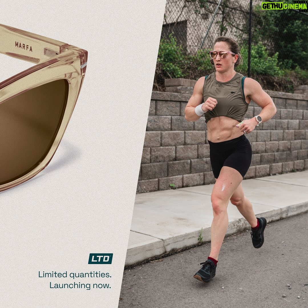 Tia-Clair Toomey Instagram - Introducing: LTD Marfa 🕶️ Bold look. Powerful feel. Marfa is inspired by iconic cat-eye styles but built to do more than ‘looks.’ Engineered to keep up with the performance demands of the most elite athletes on the planet. So you can wear the look you want without compromise. Now available in extremely limited quantities at the link in bio🔗