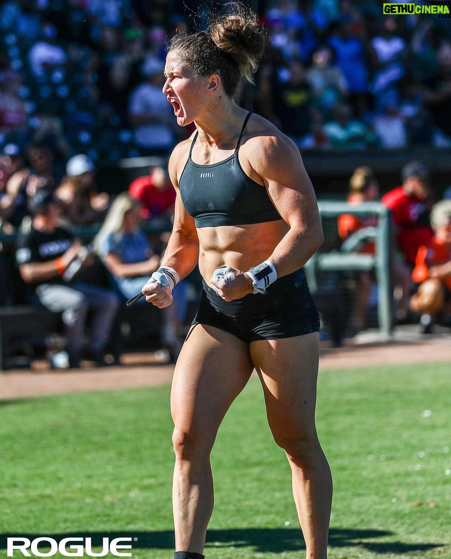 Tia-Clair Toomey - 55.2K Likes - 2021 was the last time I took the floor @rogueinvitational and tomorrow, I’M BACK!
