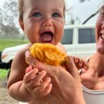 Tia-Clair Toomey Instagram - I think it’s safe to say, Willow loves mangoes! 🤣
